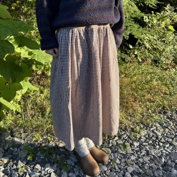 jubi the label Dresses & Skirts - Jubi Soren Skirt in Chocolate Check